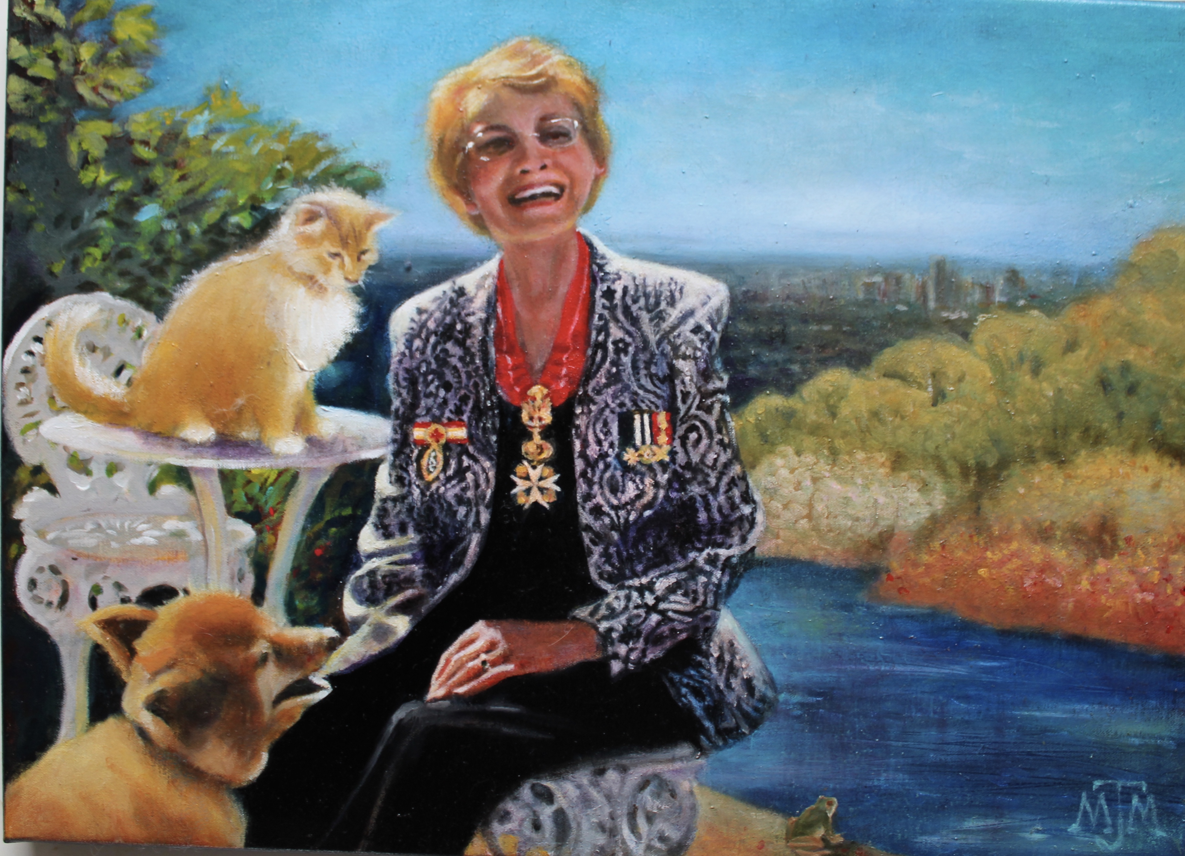 Ella Tyler Oil on linen 2019 44cmx58cm